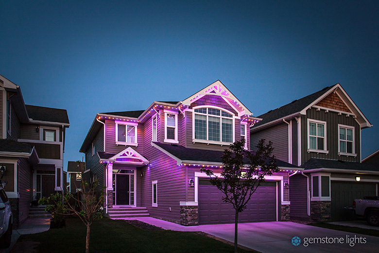 Gemstone Lights - 7 Purple Orange